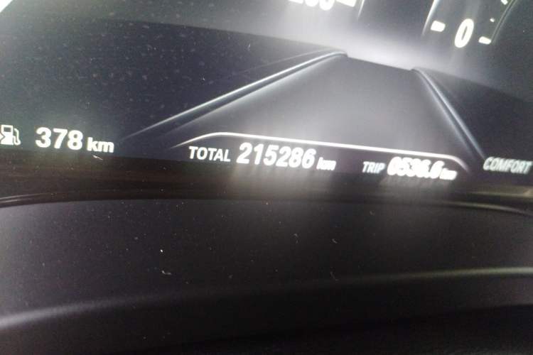 Used BMW X4 2019 xDrive25i M Sport Package Odometer Close Up