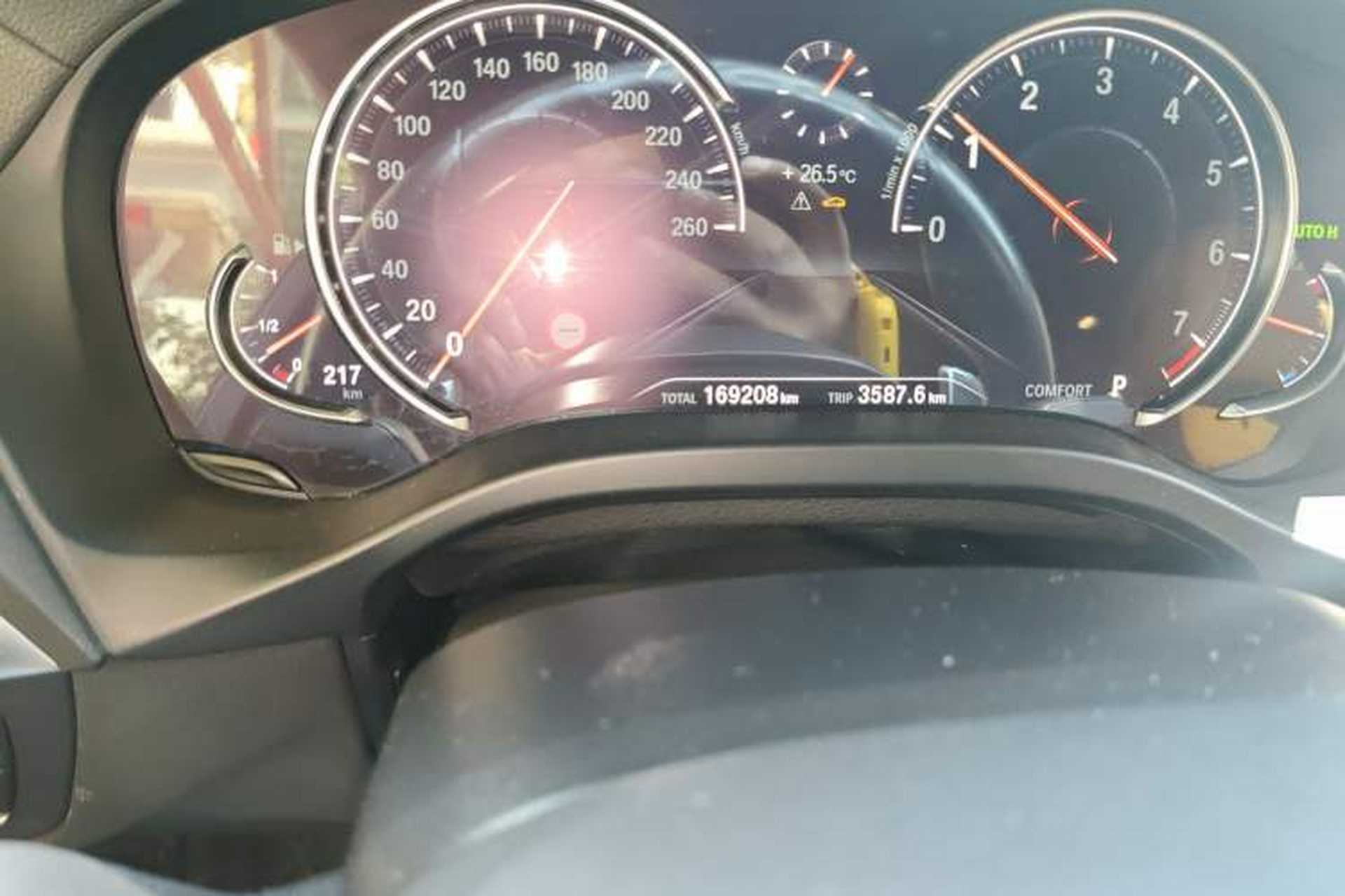 Used BMW X4 2019 xDrive25i M Sport Package Odometer Close Up