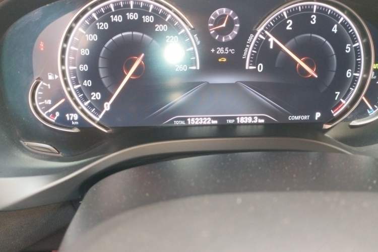 Used BMW X4 2019 xDrive25i M Sport Package Odometer Close Up