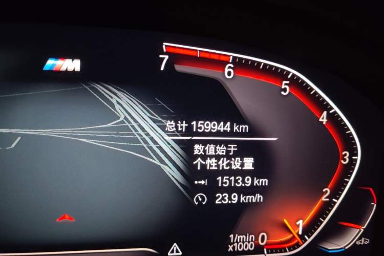 Used BMW X4 2020 xDrive25i Black Knight Limited Edition Odometer Close Up