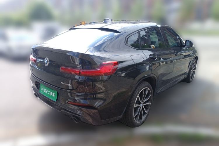 Used BMW X4 2020 xDrive25i Black Knight Limited Edition Rear Right 45 Deg