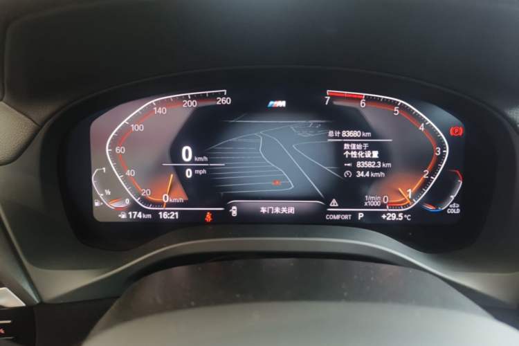 Used BMW X4 2021 xDrive 25i M Sport Night Edition package Instrument Cluster