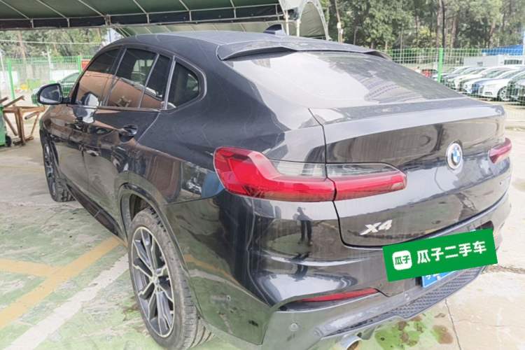 Used BMW X4 2021 xDrive 25i M Sport Package Rear Left 45 Deg