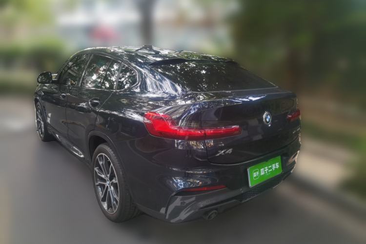 Used BMW X4 2021 xDrive 25i M Sport Night Edition package Rear Left 45 Deg