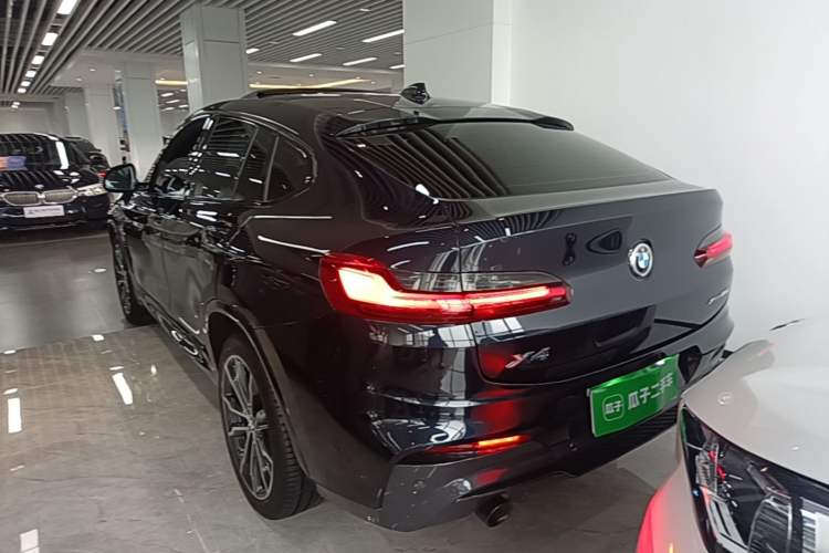 Used BMW X4 2021 Restyled xDrive 25i M Sport Night Edition Package Rear Left 45 Deg