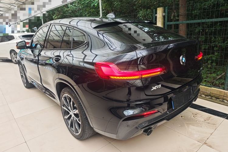 Used BMW X4 2021 Restyled xDrive 25i M Sport Night Edition Package Rear Left 45 Deg