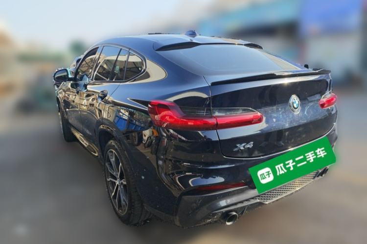 Used BMW X4 2021 xDrive 25i M Sport Night Edition package Rear Left 45 Deg