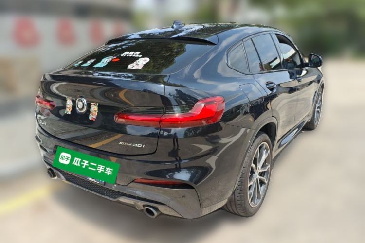 Used BMW X4 2021 Restyled xDrive 30i M Sport Night Edition Package Rear Right 45 Deg