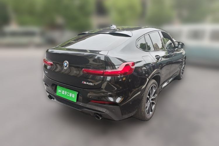 Used BMW X4 2021 xDrive 30i M Sport Night Edition package Rear Right 45 Deg