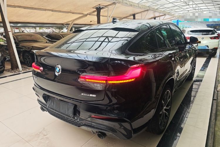 Used BMW X4 2021 Restyled xDrive 25i M Sport Night Edition Package Rear Right 45 Deg
