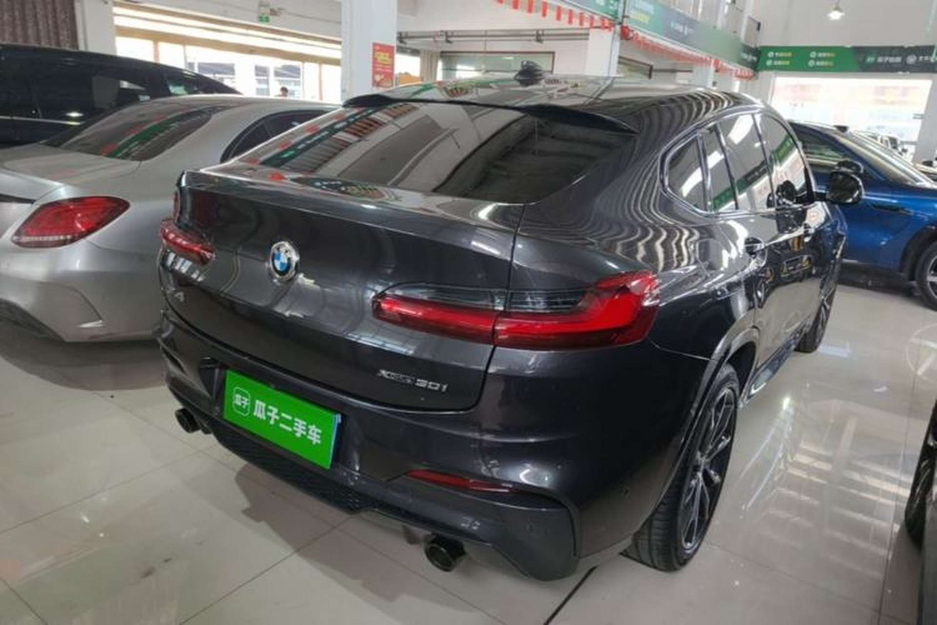 Used BMW X4 2021 xDrive 30i M Sport Night Edition package Rear Right 45 Deg