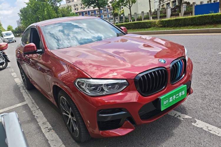 Used BMW X4 2021 xDrive 30i M Sport Night Edition package Front Right 45 Deg