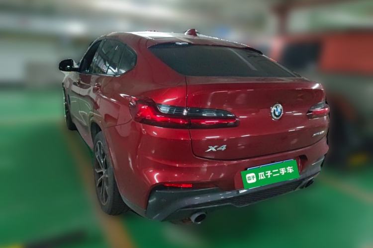 Used BMW X4 2021 xDrive 25i M Sport Night Edition package Rear Left 45 Deg