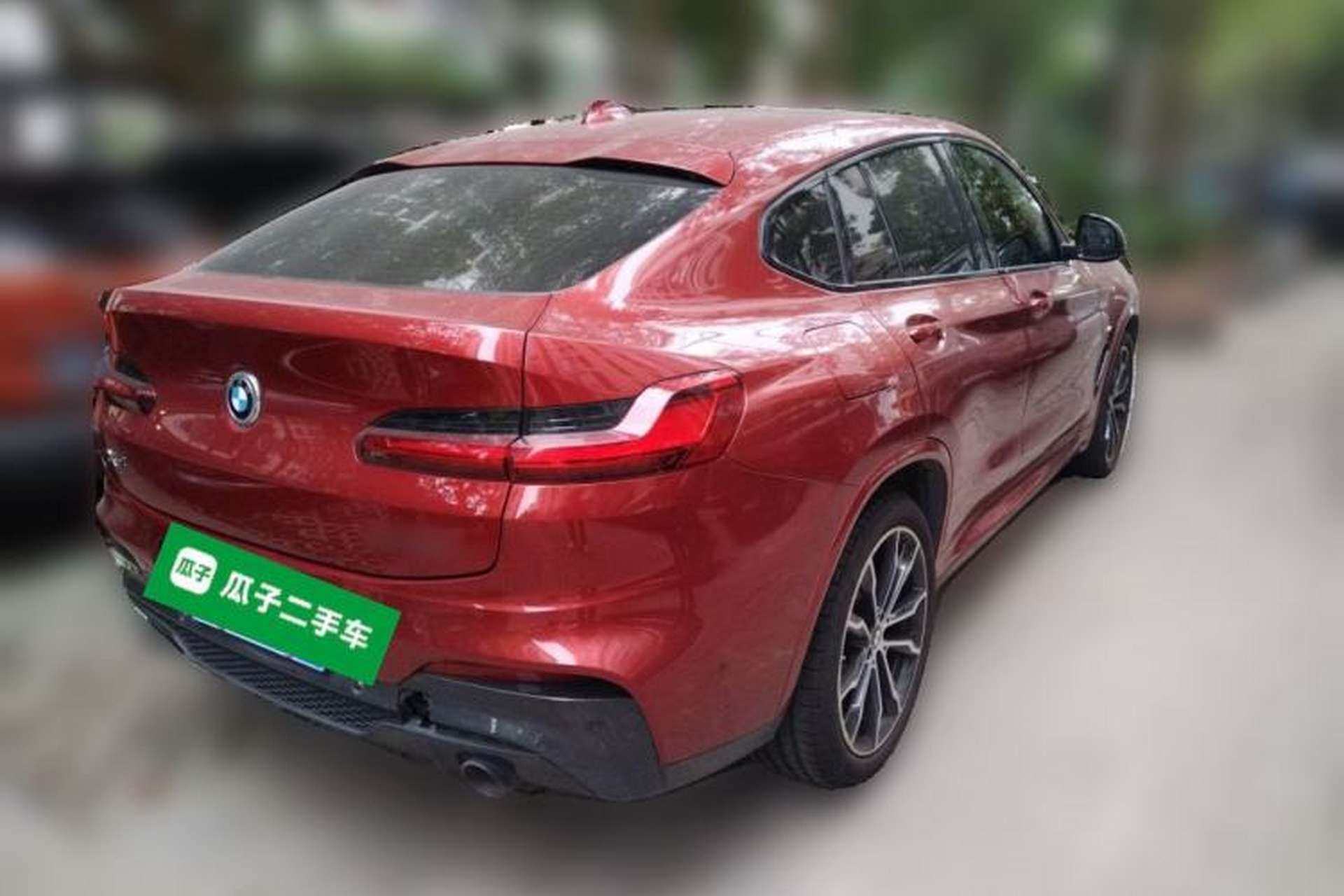 Used BMW X4 2021 xDrive 25i M Sport Night Edition package Rear Right 45 Deg