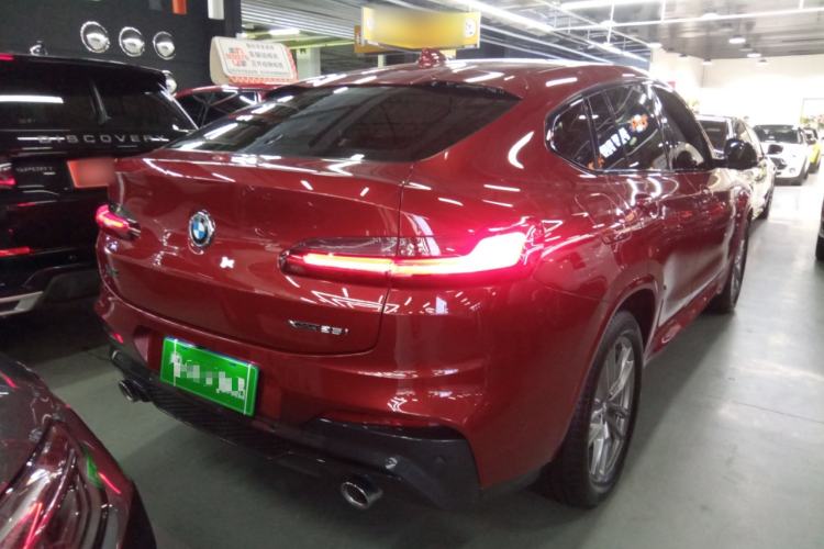 Used BMW X4 2021 xDrive 25i M Sport Package Rear Right 45 Deg