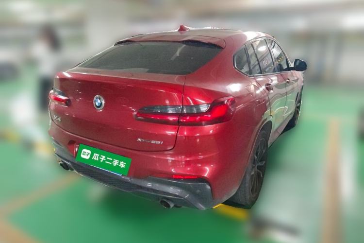 Used BMW X4 2021 xDrive 25i M Sport Night Edition package Rear Right 45 Deg