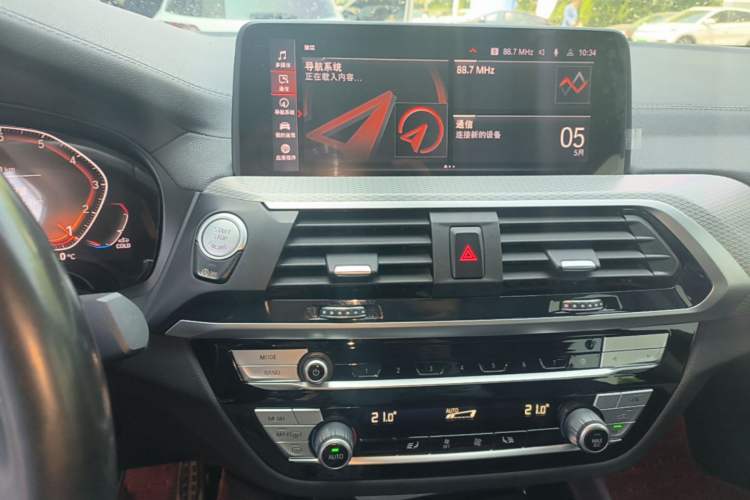 Used BMW X4 2021 xDrive 25i M Sport Package Audio And AC Panel