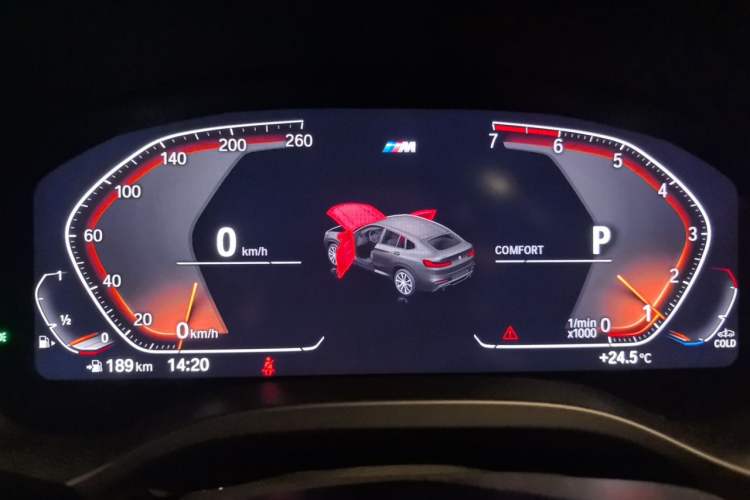 Used BMW X4 2021 Restyled xDrive 25i M Sport Night Edition Package Instrument Cluster