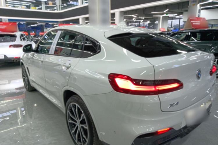 Used BMW X4 2021 Restyled xDrive 25i M Sport Night Edition Package Rear Left 45 Deg