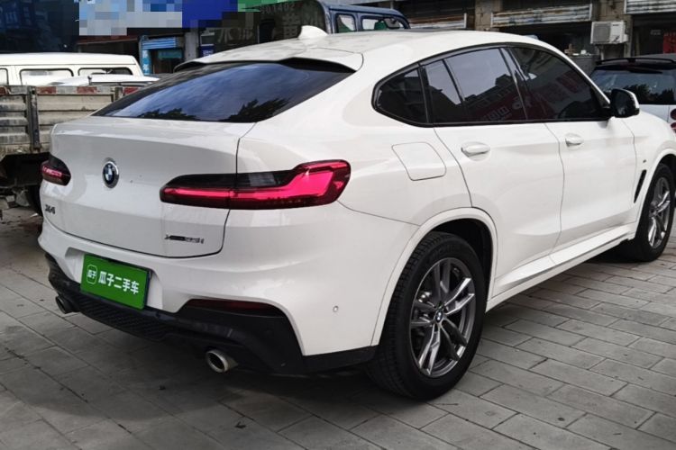Used BMW X4 2021 xDrive 25i M Sport Package Rear Right 45 Deg