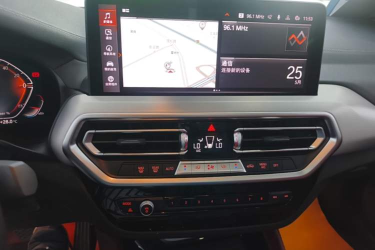 Used BMW X4 2022 xDrive 25i M Sport Package Audio And AC Panel