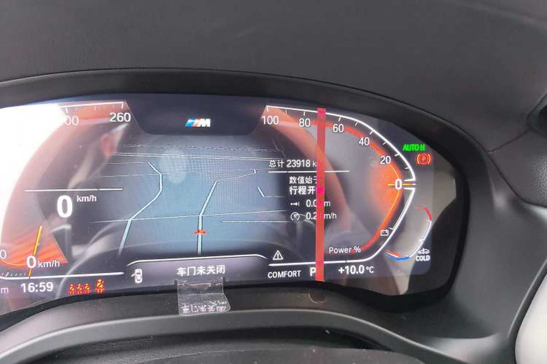 Used BMW X4 2022 xDrive 25i M Sport Package Odometer Close Up