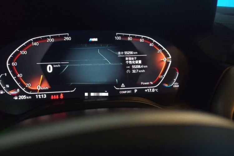 Used BMW X4 2022 xDrive 30i M Sport Package Odometer Close Up