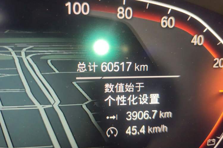 Used BMW X4 2022 xDrive 25i M Sport Package Odometer Close Up
