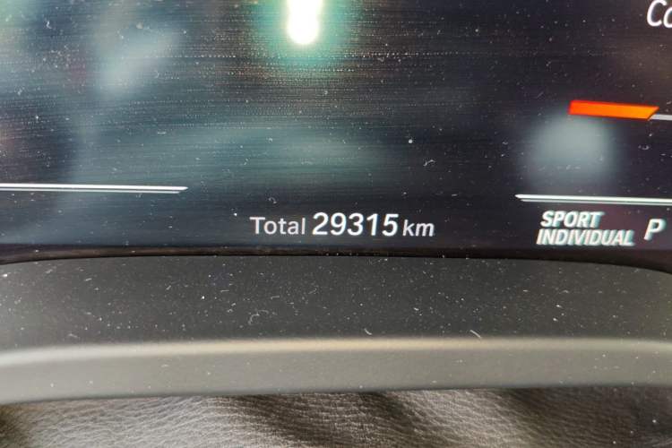 Used BMW X4 2022 Restyled xDrive 30i M Sport Night Edition Package Odometer Close Up