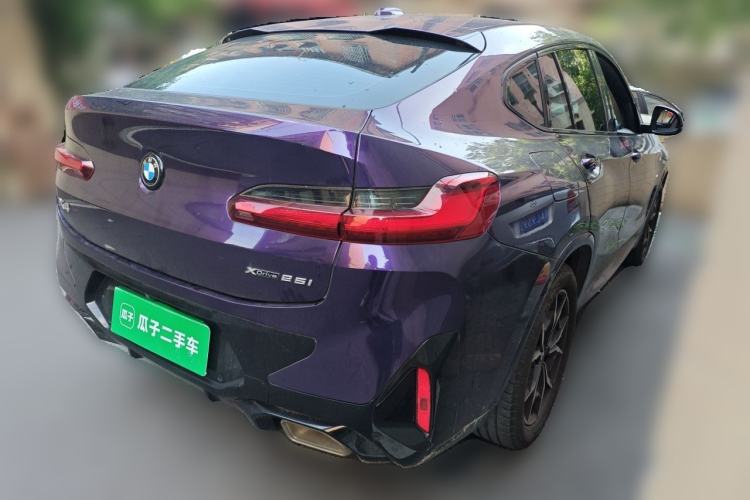 Used BMW X4 2022 xDrive 25i M Sport Package Rear Right 45 Deg