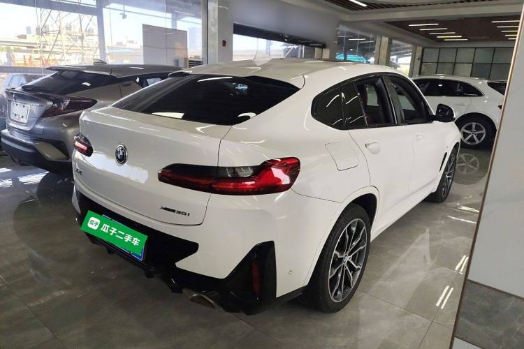 Used BMW X4 2022 xDrive 30i M Sport Package Rear Right 45 Deg