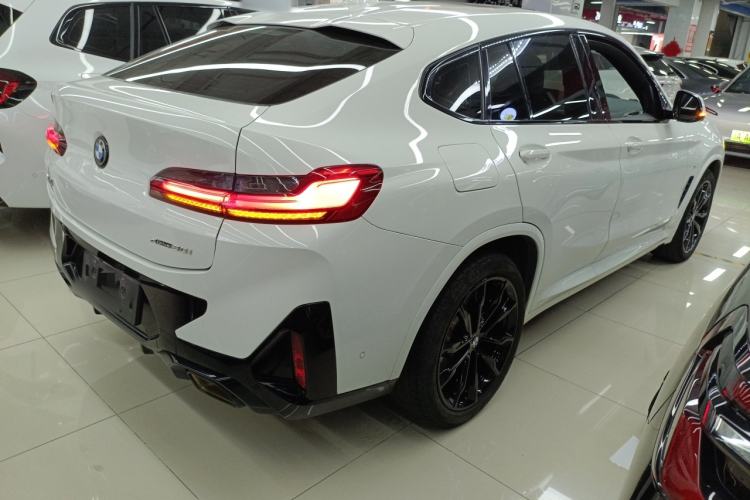 Used BMW X4 2022 xDrive 30i M Sport Night Edition package Rear Right 45 Deg