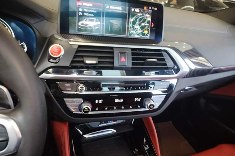 Used BMW X4 M 2019 X4 M Thunder Edition Audio And AC Panel