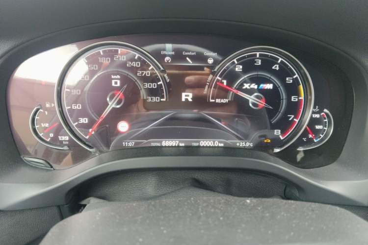 Used BMW X4 M 2019 X4 M Thunder Edition Odometer Close Up