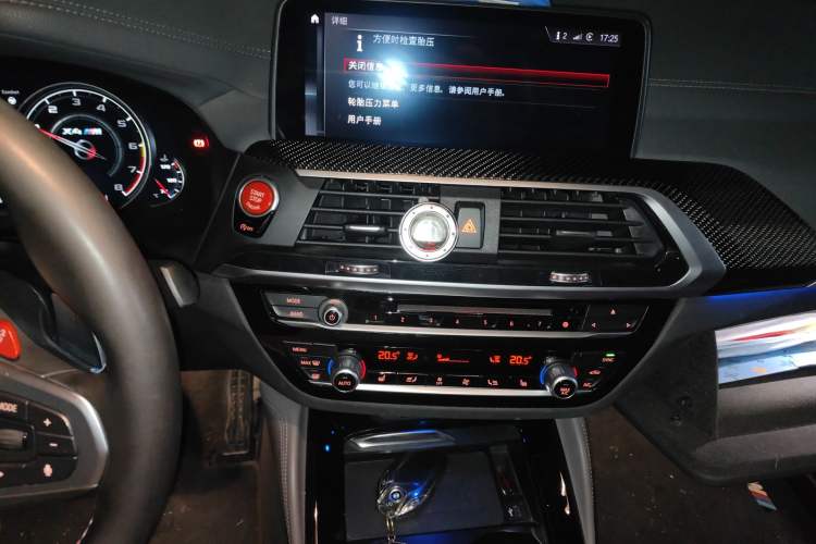 Used BMW X4 M 2019 X4 M Thunder Edition Audio And AC Panel
