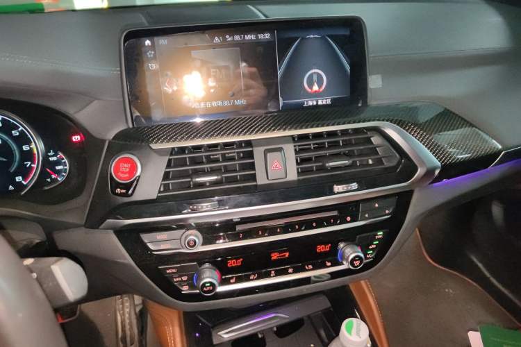 Used BMW X4 M 2019 X4 M Thunder Edition Audio And AC Panel