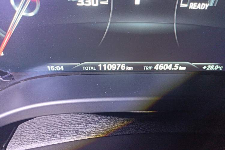 Used BMW X4 M 2019 X4 M Odometer Close Up
