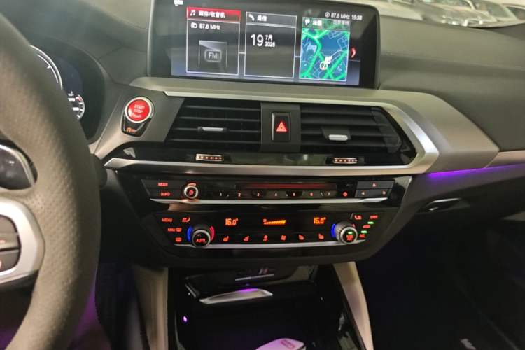 Used BMW X4 M 2019 X4 M Thunder Edition Audio And AC Panel