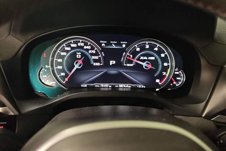 Used BMW X4 M 2019 X4 M Thunder Edition Odometer Close Up