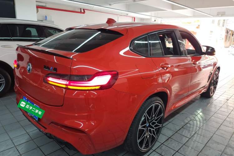 Used BMW X4 M 2021 X4 M Competition Edition Rear Right 45 Deg