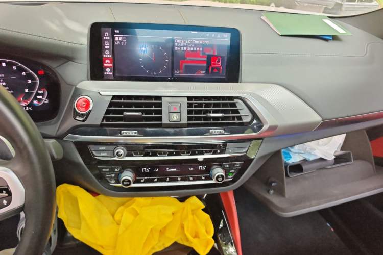 Used BMW X4 M 2021 X4 M Competition Edition Audio And AC Panel