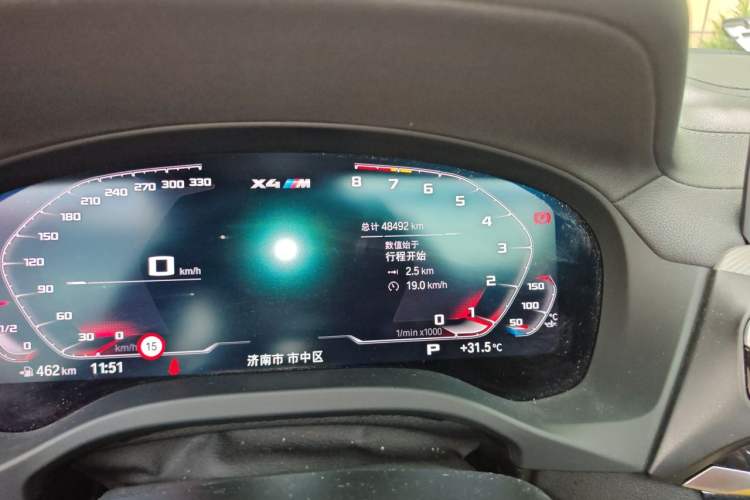 Used BMW X4 M 2021 X4 M Competition Edition Odometer Close Up