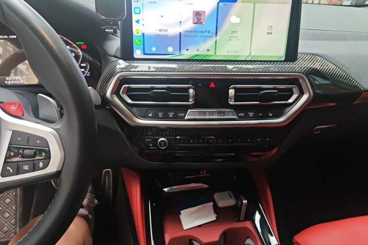 Used BMW X4 M 2022 X4 M Competition Edition Audio And AC Panel