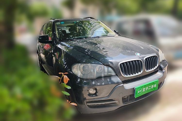 Used BMW X5 2008 xDrive30i Elegant Model Front Right 45 Deg