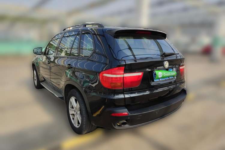 Used BMW X5 2008 xDrive30i Elegant Model Rear Left 45 Deg