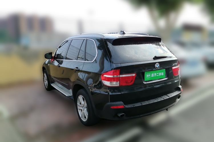 Used BMW X5 2008 xDrive30i Elegant Model Rear Left 45 Deg
