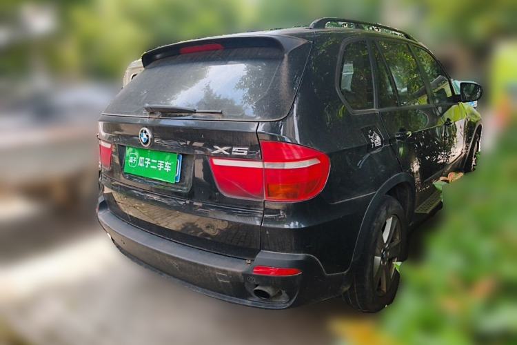 Used BMW X5 2008 xDrive30i Elegant Model Rear Right 45 Deg