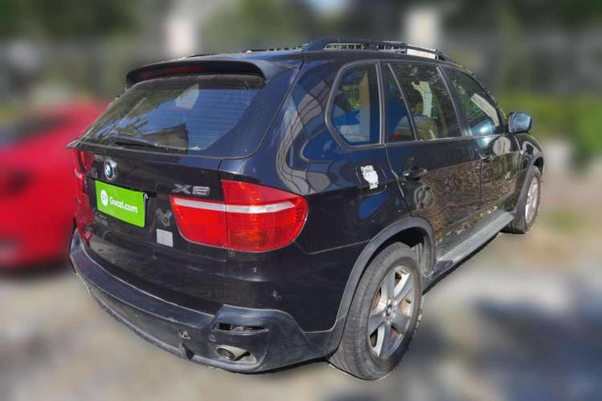 Used BMW X5 2008 xDrive30i Elegant Model Rear Right 45 Deg