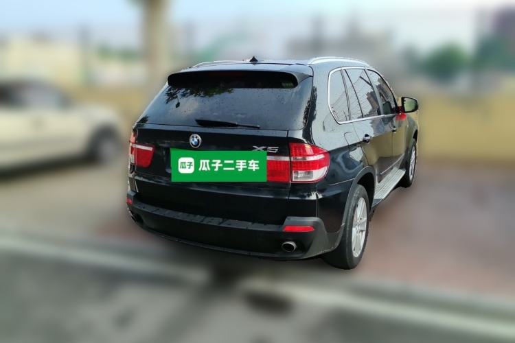 Used BMW X5 2008 xDrive30i Elegant Model Rear Right 45 Deg