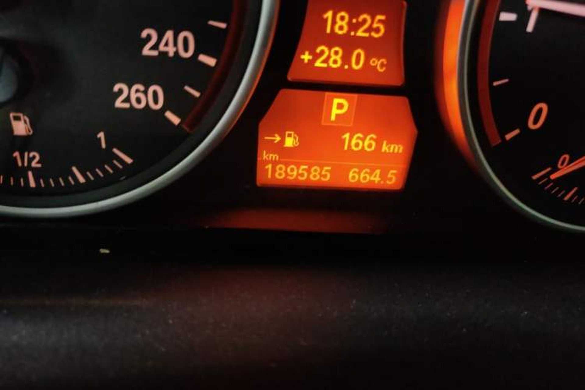 Used BMW X5  Odometer Close Up